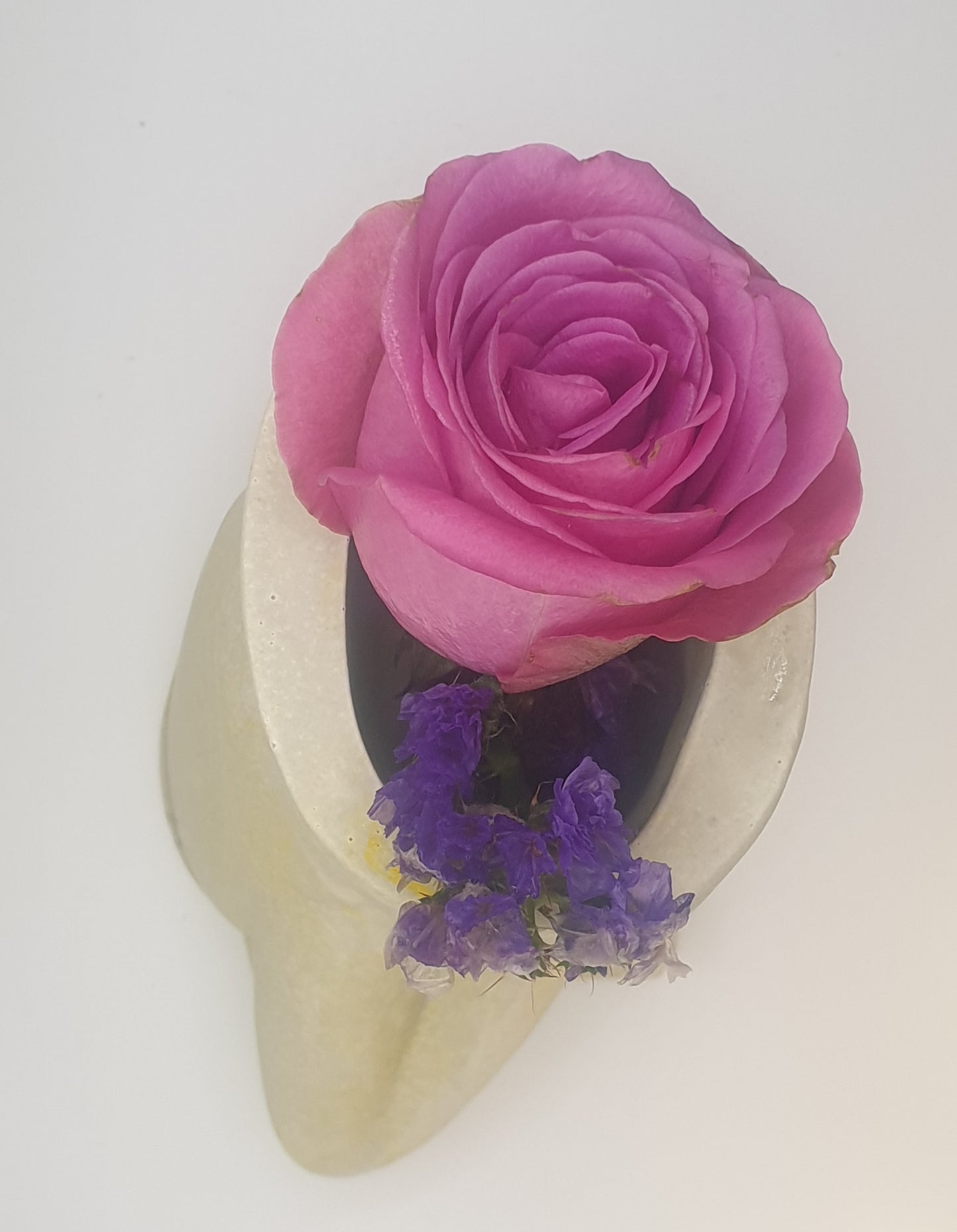 The Muse: Handcrafted Jesmonite Vase with Leaning Figure