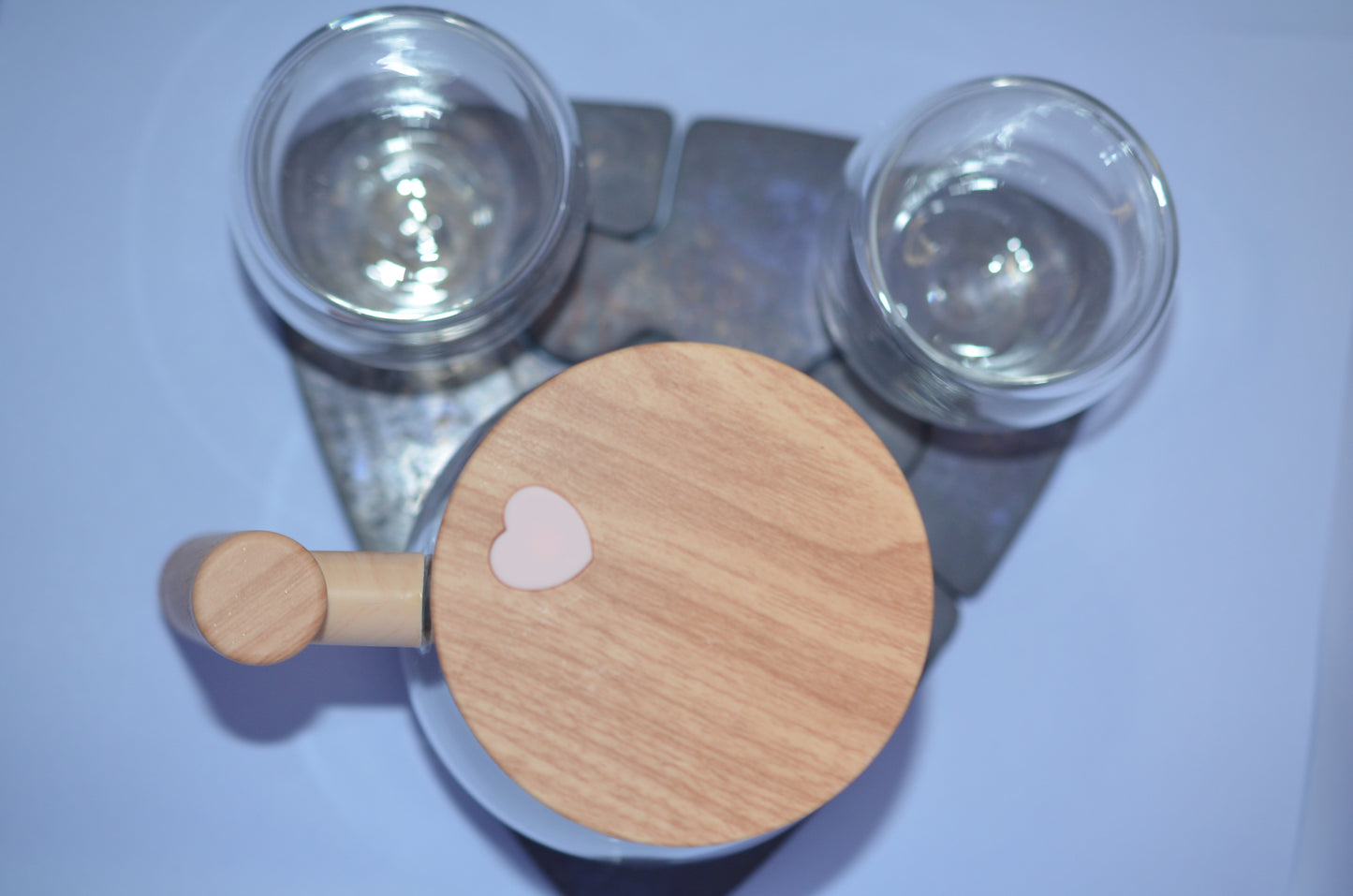 Artisan Puzzle Coasters: Handcrafted Rustic Elegance for Your Home