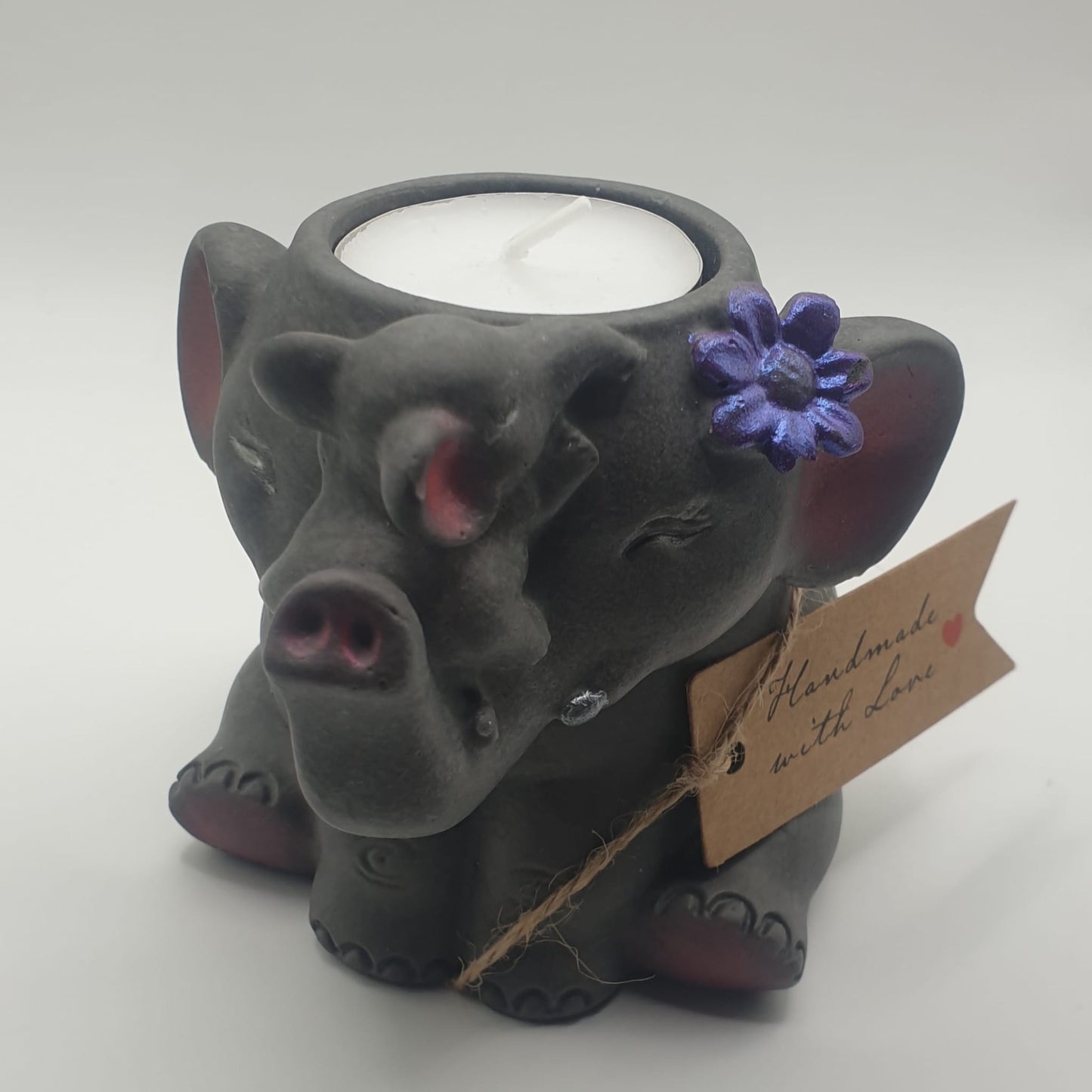 Elephant Love Collection: Succulent Planter & Tealight Candle Holder