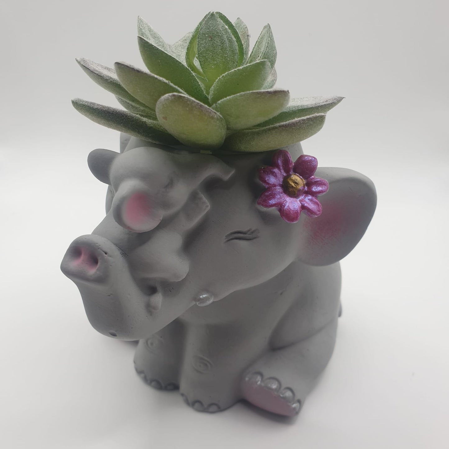 Elephant Love Collection: Succulent Planter & Tealight Candle Holder