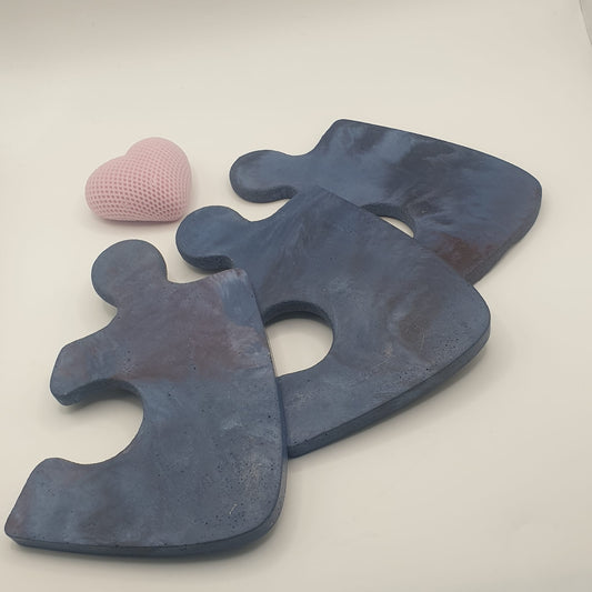 Artisan Puzzle Coasters: Handcrafted Rustic Elegance for Your Home