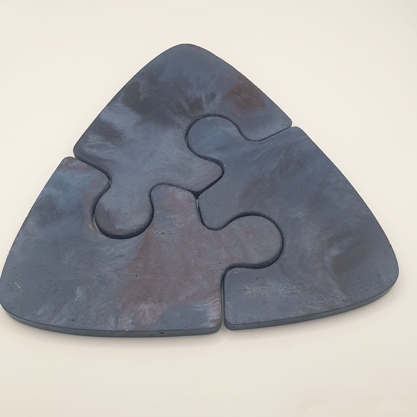 Artisan Puzzle Coasters: Handcrafted Rustic Elegance for Your Home