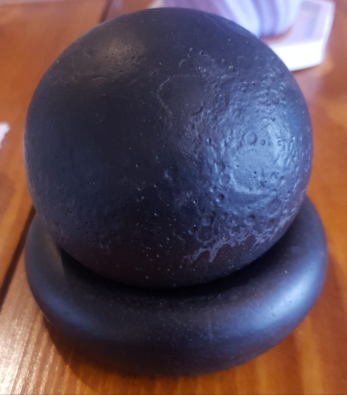 Jesmonite Stone Planets with Tray, Aroma Oasis: Handcrafted Aromatherapy Orbs